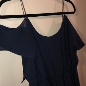 Wtoo navy bridesmaid dress